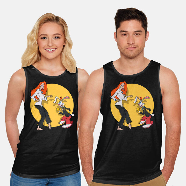 Rabbit Fiction-unisex basic tank-Getsousa!