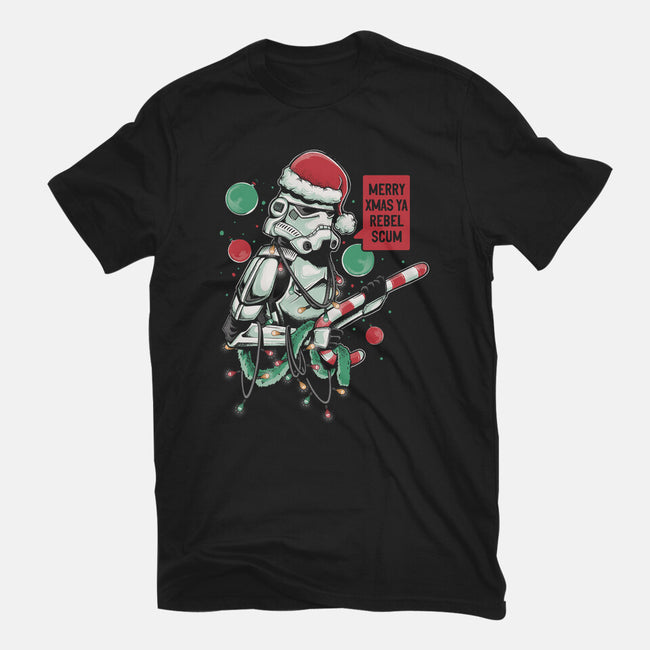 Merry Xmas Ya Rebel Scum-youth basic tee-Arigatees