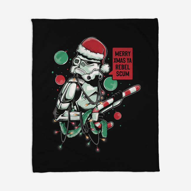 Merry Xmas Ya Rebel Scum-none fleece blanket-Arigatees
