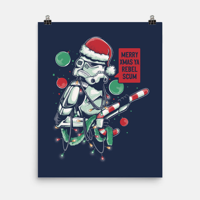Merry Xmas Ya Rebel Scum-none matte poster-Arigatees