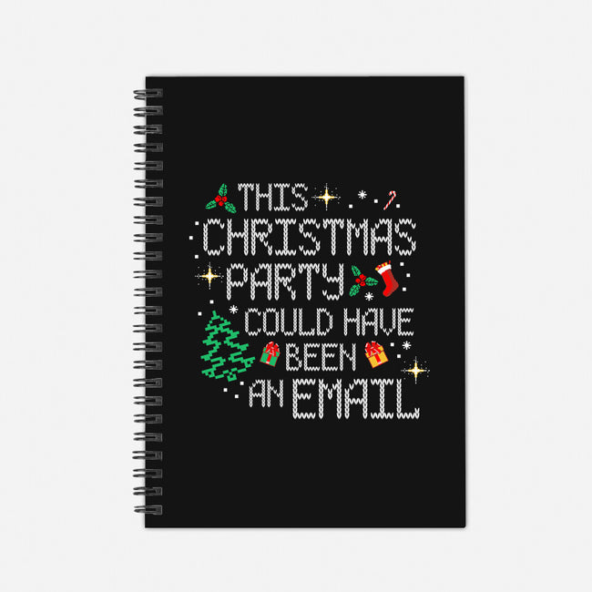 This Christmas Party-none dot grid notebook-rocketman_art