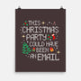 This Christmas Party-none matte poster-rocketman_art
