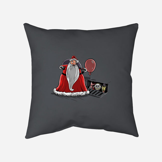 We All Float Down Here Santa-none removable cover throw pillow-zascanauta