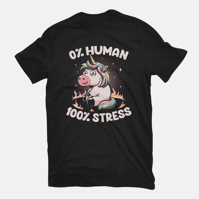 Not Human Just Stressed-unisex basic tee-koalastudio