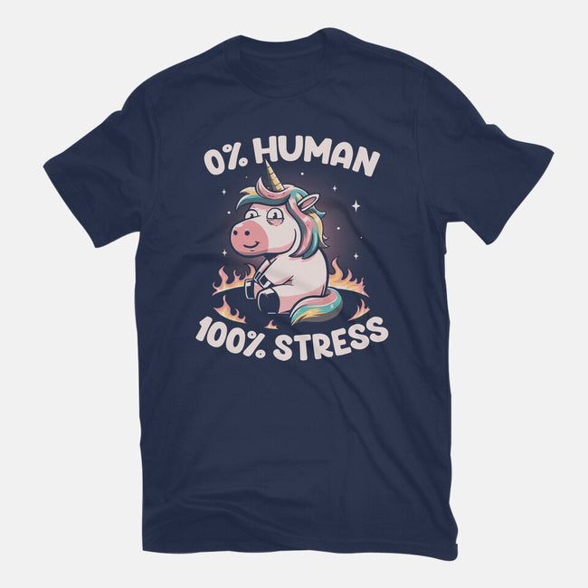 Not Human Just Stressed-unisex basic tee-koalastudio