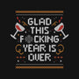 Glad This Year Is Over-none glossy sticker-eduely