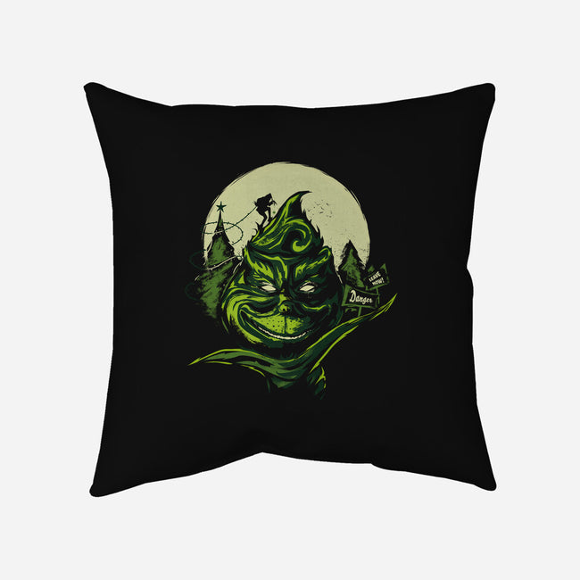 A Green Christmas-none removable cover w insert throw pillow-IKILO