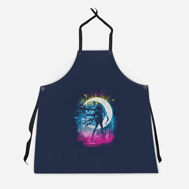 Moon Storm-unisex kitchen apron-kharmazero