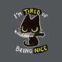 Tired Of Being Nice-none zippered laptop sleeve-BlancaVidal
