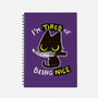 Tired Of Being Nice-none dot grid notebook-BlancaVidal