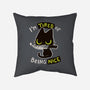 Tired Of Being Nice-none removable cover w insert throw pillow-BlancaVidal