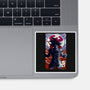 Saiyan Moonlight-none glossy sticker-fanfabio