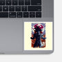 Saiyan Moonlight-none glossy sticker-fanfabio