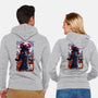 Saiyan Moonlight-unisex zip-up sweatshirt-fanfabio