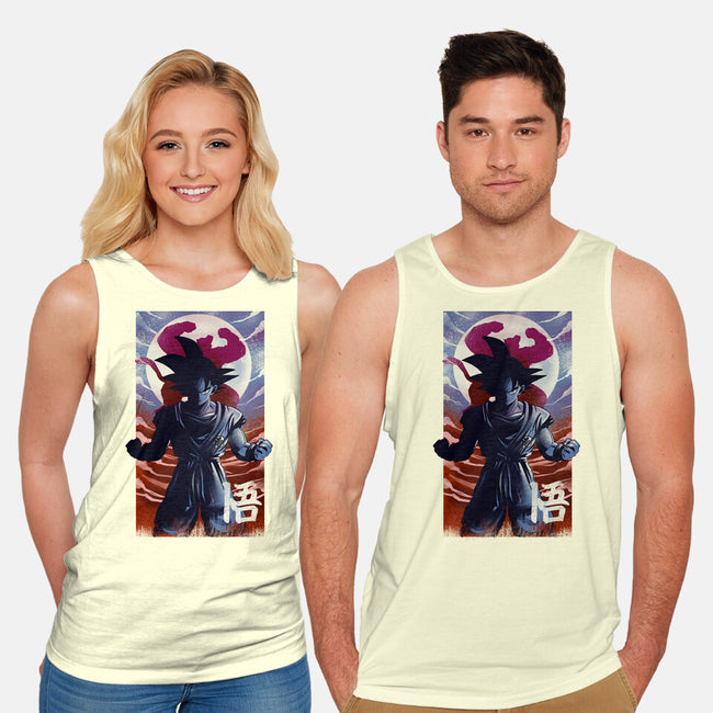 Saiyan Moonlight-unisex basic tank-fanfabio