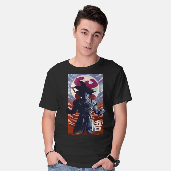 Saiyan Moonlight-mens basic tee-fanfabio