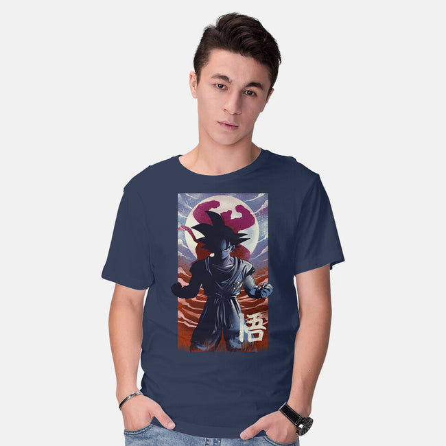 Saiyan Moonlight-mens basic tee-fanfabio