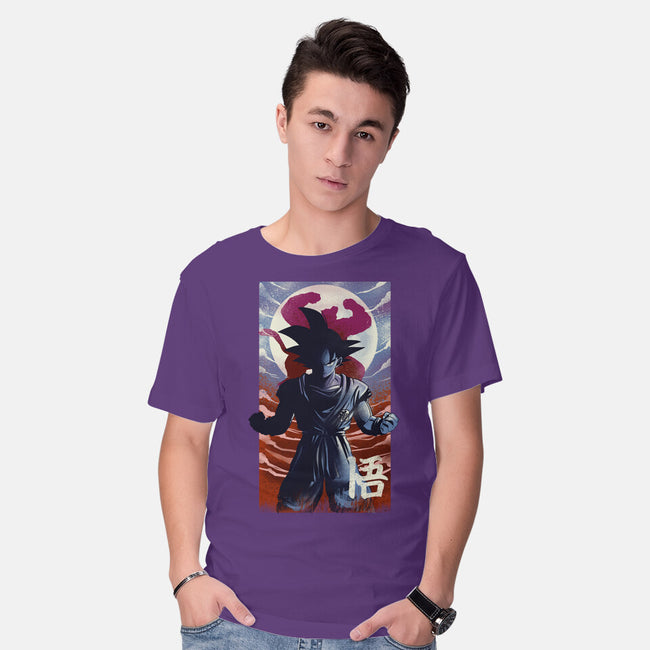 Saiyan Moonlight-mens basic tee-fanfabio