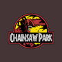 Chainsaw Park-none beach towel-Andriu