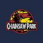 Chainsaw Park-none beach towel-Andriu