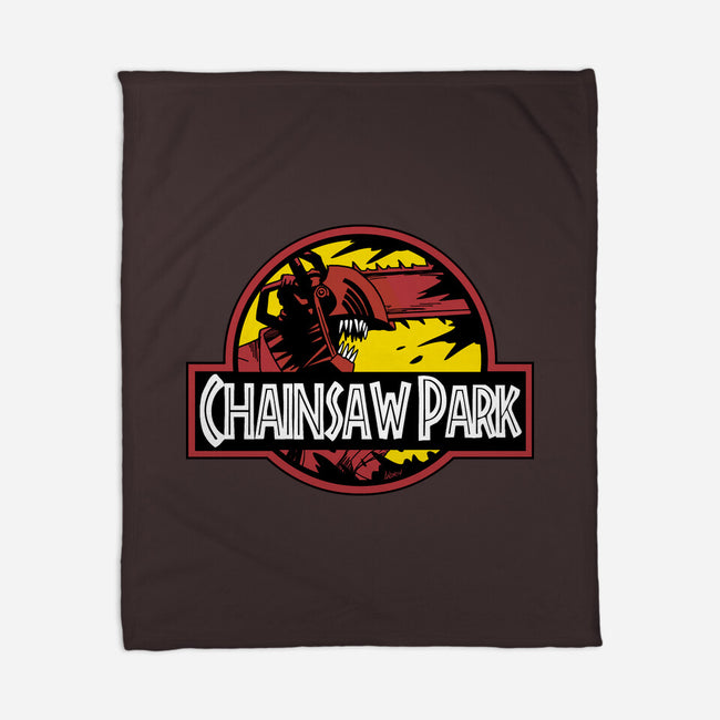 Chainsaw Park-none fleece blanket-Andriu