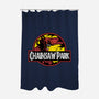 Chainsaw Park-none polyester shower curtain-Andriu