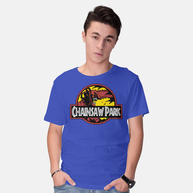 Chainsaw Park-mens basic tee-Andriu