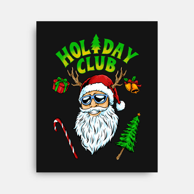 The Holiday Club-none stretched canvas-spoilerinc