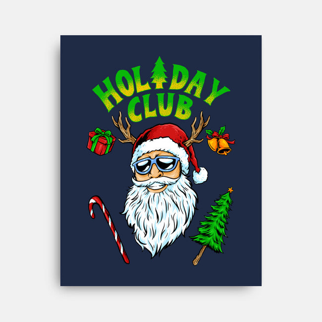 The Holiday Club-none stretched canvas-spoilerinc