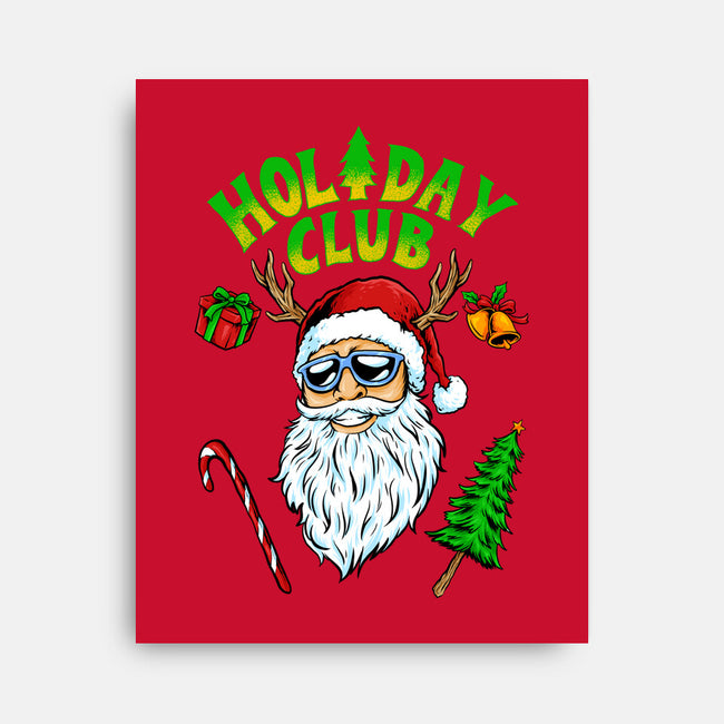 The Holiday Club-none stretched canvas-spoilerinc
