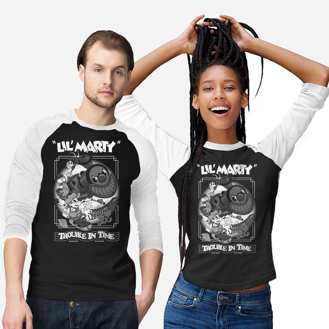 Lil' Marty-unisex baseball tee-Nemons