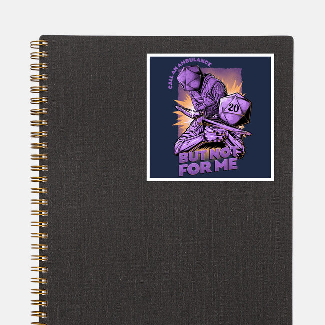 RPG Call An Ambulance-none glossy sticker-The Inked Smith