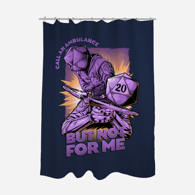RPG Call An Ambulance-none polyester shower curtain-The Inked Smith