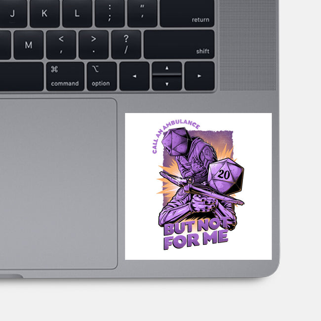 RPG Call An Ambulance-none glossy sticker-The Inked Smith