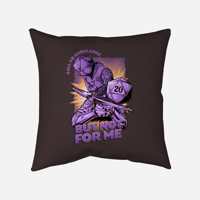 RPG Call An Ambulance-none removable cover w insert throw pillow-The Inked Smith