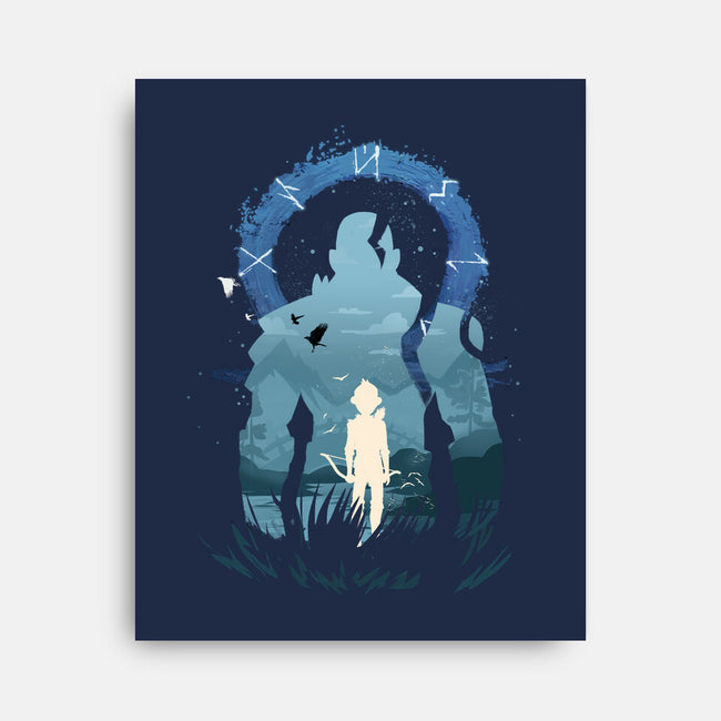 God Of War Ragnarok-none stretched canvas-jacnicolauart