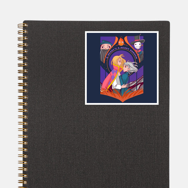 A Magical Castle-none glossy sticker-Conjura Geek