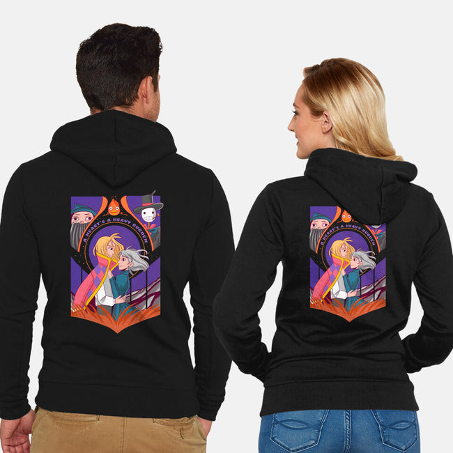 A Magical Castle-unisex zip-up sweatshirt-Conjura Geek