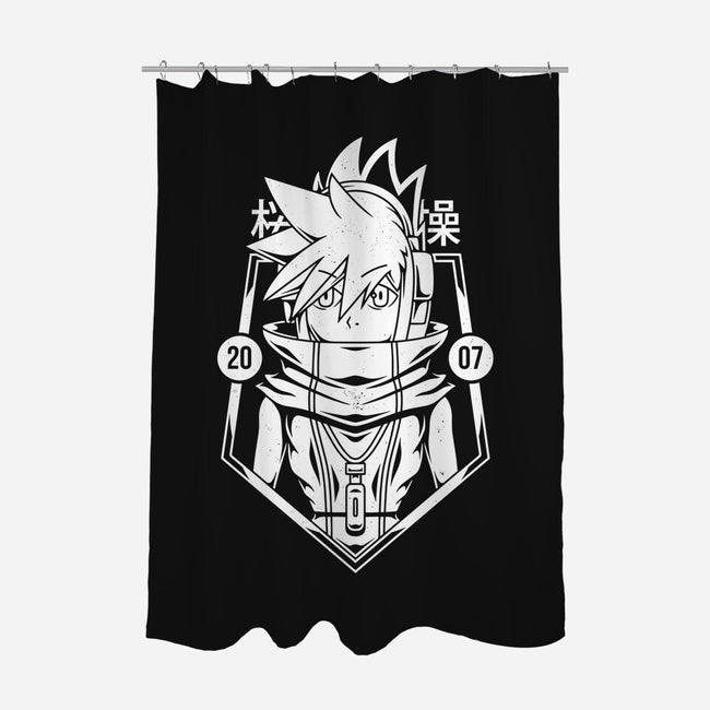 Neku-none polyester shower curtain-Alundrart
