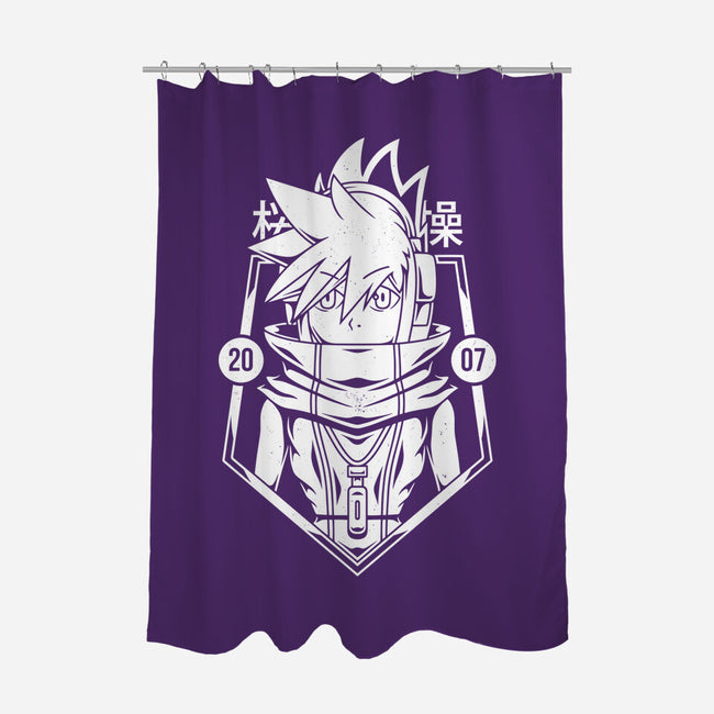 Neku-none polyester shower curtain-Alundrart