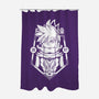 Neku-none polyester shower curtain-Alundrart