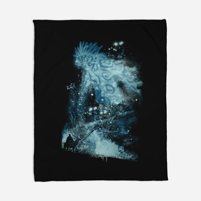 Forest Spirit Rising-none fleece blanket-kharmazero