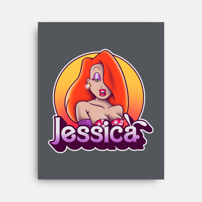 Jessica-none stretched canvas-Getsousa!