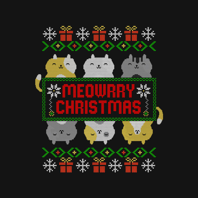 A Meowrry Christmas-none polyester shower curtain-NMdesign