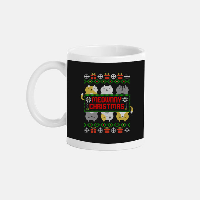 A Meowrry Christmas-none mug drinkware-NMdesign