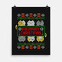 A Meowrry Christmas-none matte poster-NMdesign