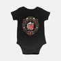 Dungeon Top Enemies Emblem-baby basic onesie-Logozaste