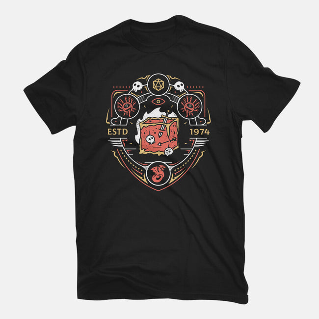 Dungeon Top Enemies Emblem-unisex basic tee-Logozaste