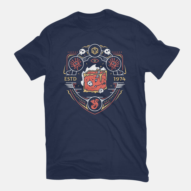 Dungeon Top Enemies Emblem-womens basic tee-Logozaste