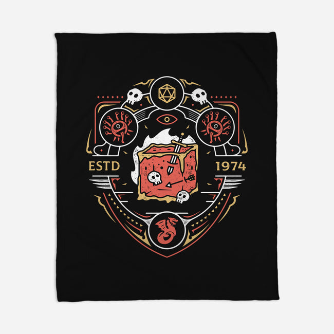 Dungeon Top Enemies Emblem-none fleece blanket-Logozaste